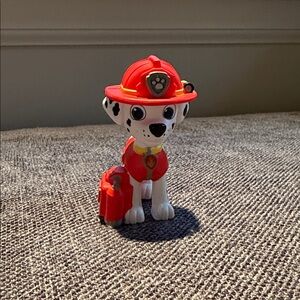 Firefighter Paw patrol Marshall Tonies character- Red and White